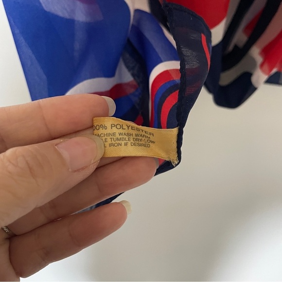 Vintage Nautical lightweight scarf - Picture 4 of 5